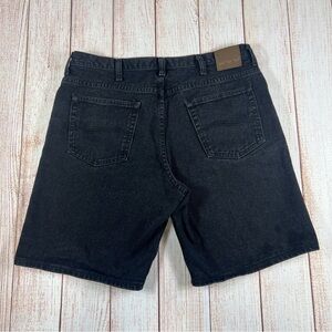 Vintage LEE Denim Shorts Mens 38 Black